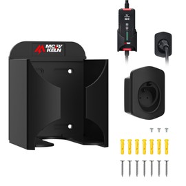 MCEVKELN Type 2 Wall Mount | Holder EV Charger EV Charging Box Holder, Charging Cable Wall Holder Wall Box Cable Holder Organiser Holder Wall Box Charging Station Accessories for Various Sizes, Max 13
