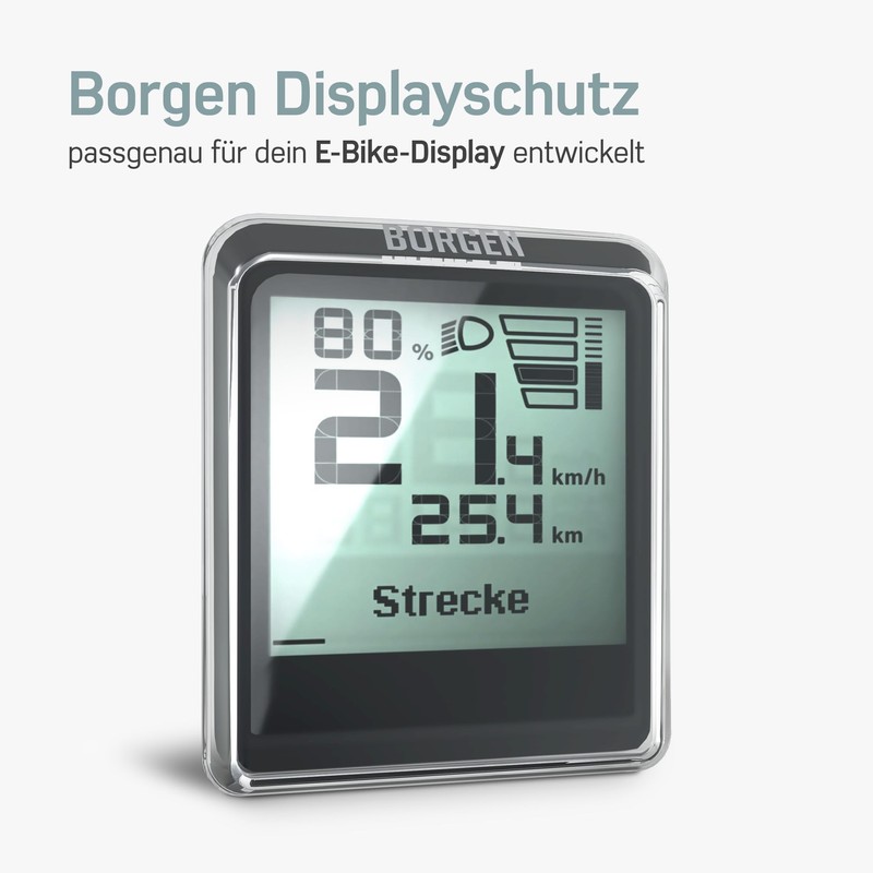 Borgen E-Bike Screen Protector for Bosch Intuvia 100 Display –