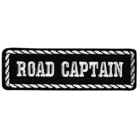 Hot Leathers Road Captain Patch (4" Width x 1" Height)