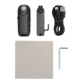 Portable Clip On Camera Small 1080P Pocket Camera IR Night Vision Wearable Video Recorder for Law Enforcement