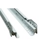 BRESKO Drawer Runners with Wheels 25-60 cm 21 mm 1