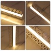 Boaskul 6 Pack Plaster-in LED Channel 3.3FT/1M Recessed Aluminum Strip