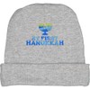inktastic My First Hanukkah with Menorah Baby Beanie Hat Small