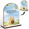 Classic Pooh 3D Please Sign Our Guest Book Sign, Wooden
