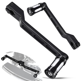 Benlari Heel Toe Shifter Pegs, 304 Stainless Steel Shifter Lever Pegs Fit for Harley Touring Street Glide Road Glide Road King Electra Glide 1988-2024, FL Softail 1986-2017, Trike 2008-2024, Black
