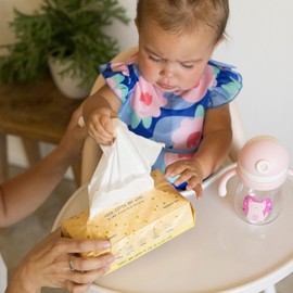 Tiny Twinkle 100% Cotton Dry Wipes | 480 Count | Use Wet or Dry | Fragrance-Free, Hypoallergenic, Cashmere-Like Softness, Strong & Absorbent | Ideal for Diaper Changes, Bath, Mealtime & On-The-Go