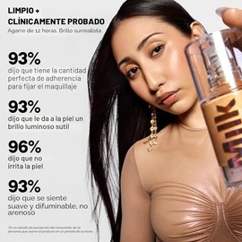Milk Makeup Hydro Grip + Glow Primer con ácido hialurónico – Prebase iluminadora para el rostro que fija el maquillaje hasta 12 horas – Fórmula hidrat