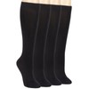 Athlemo 4 Pack rayon from bamboo Lightweight Knee High Dress