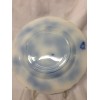 RIDGWAYS ENGLAND GAINSBOROUGH LUNCHEON PLATE 8 7/8" FLOW BLUE GOLD