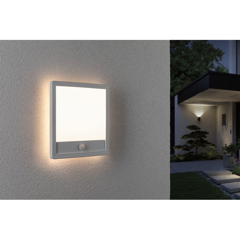 Paulmann 94663 LED Outdoor Light Panel Lamina with Motion Sensor