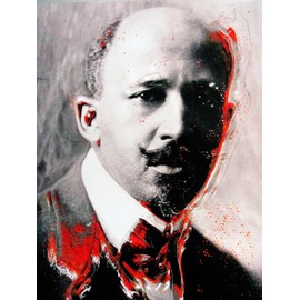 777 Tri-Seven Entertainment W.E.B. Dubois Poster with Bio Print African American Black History, 18x24, Multicolor