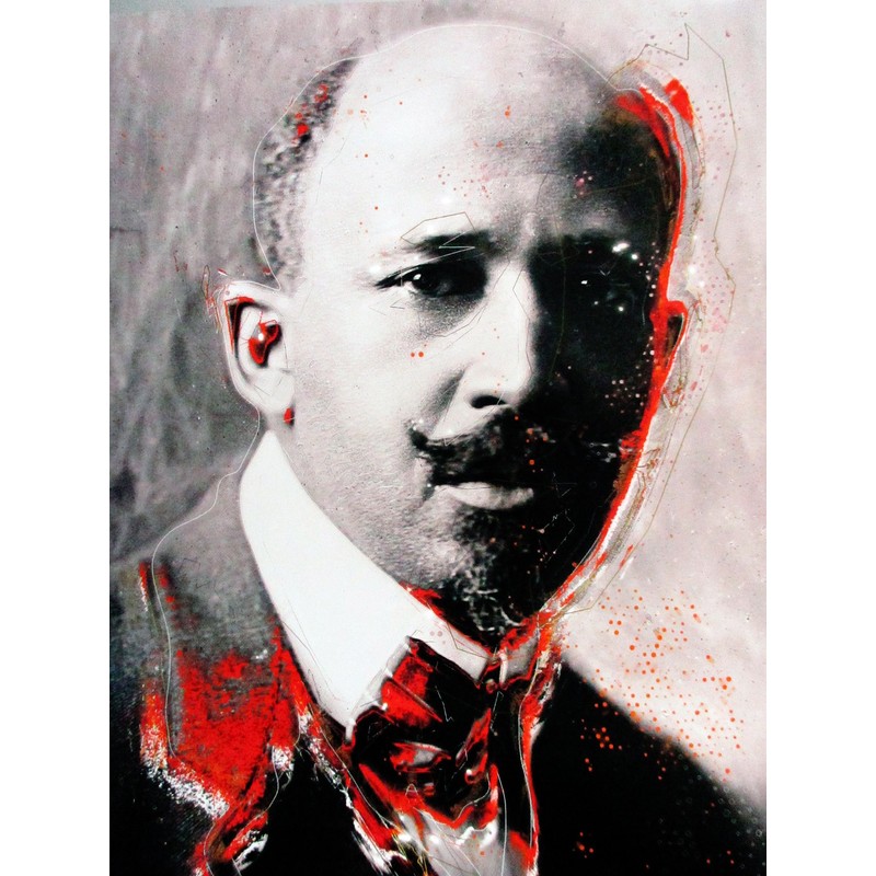 777 Tri-Seven Entertainment W.E.B. Dubois Poster with Bio Print African