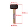 Takagi Kikudo Short Head Hanging Arrow with Plate, 3.0 inches