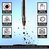 G4GADGET Premium Pack of 10 Black Biro Ballpoint Pens -