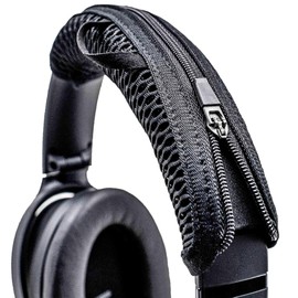 DIMOST QC45 Protective Headband Cover Compatible with QuietComfort 45, QC45, QC35 II, QC25, QC15, Soundtrue, AE2, QC2 I Washable Breathable Mesh Fabric (Black)