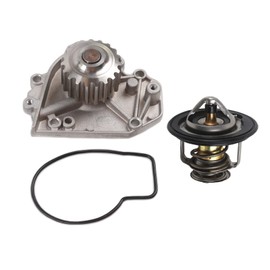 MAXWIN Water Pump w/Thermostat Housing Assembly fit 1996-2001 for Acura Integra 1.8L 1834CC l4 GAS DOHC Naturally Aspirated Eng. Code B18B1