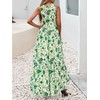 BTFBM Womens Summer Maxi Dresses 2025 Casual Sleeveless V Neck