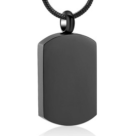 memorial jewelry Urn Necklace for Ashes Pendant 316L Stainless Steel Cremation Necklace, Crystal
