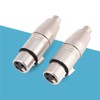 Socobeta XLR 3 Pin Female to (Compatible with) RCA Female
