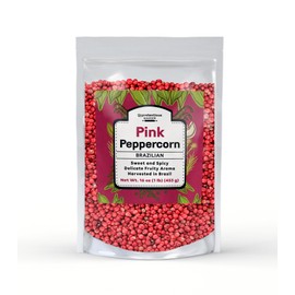 Unpretentious Whole Pink Peppercorns, 1 lb, From Brazilian Pepper Trees, Fruity & Spicy Taste