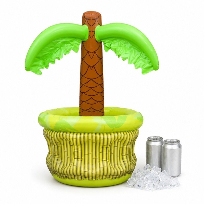 Inflatable Palm Tree Cooler for Pool Parties – PVC Tropical