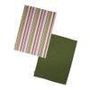 Dexam Recycled Cotton Striped Set of 2 Tea Towels -