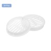 sourcing map 24Pcs 60mm/2.36" Circular Soffit Air Vents, Plastic Soffit