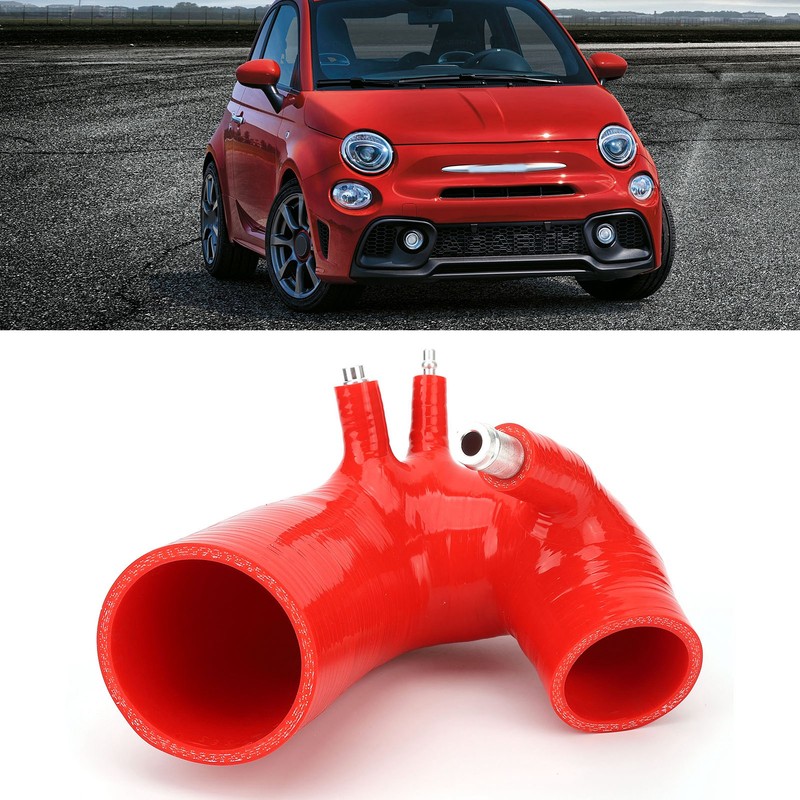 Silicone Intake Hose Pipe Kit Replacement For Fiat Abarth 500