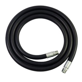 GIAYOGO 1 Inch x 13 Foot Fuel Transfer Hose with 1" Inch Dual NPT Threads Connecter male NPT fittings Compatible with All Electric Fuel Pumps for Dispensing Diesel Fuel,Gasoline,Kerosene Biodiesel
