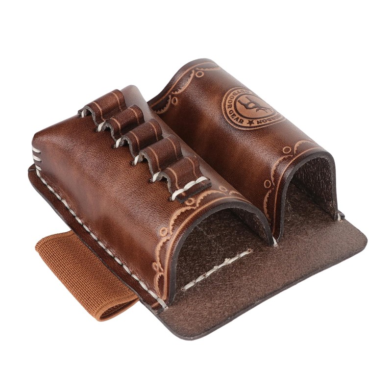 Leather Multitool & Flashlight Holder EDC Organizer Belt-Mount for Camping
