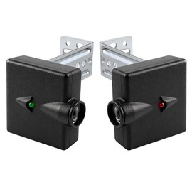 Garage Door Sensors Bracket, Replacement for Genie/Overhead Garage Door sensors, GSTB-R STB-BL Garage Sensor for Genie Garage Door Openers Manufactured After 1993，Includes Sender & Receiver & Bracket.