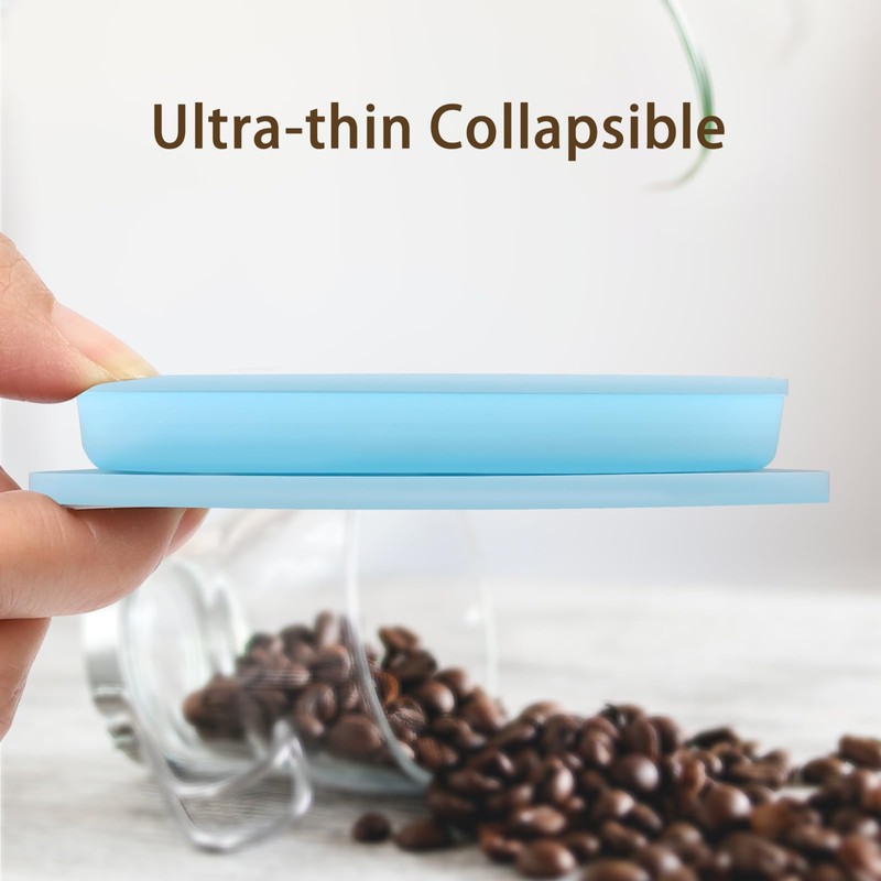 VVGCS Collapsible Pour Over Coffee Dripper Single Cup, Paperless Travel