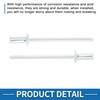 A ABSOPRO Countersunk Head Closed Sealing Rivets 3mm Grip Diameter
