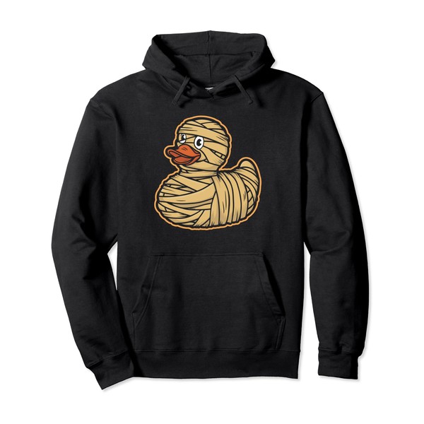 Rubber Duck Mummy Costume Party Rubber Duckie Pullover Hoodie