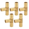 3 Way Adapter Fitting Brass 5/8in Brass Universal Tee Fitting