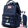 QWREOIA Diaper Bag Backpack for Dad and Mom with USB
