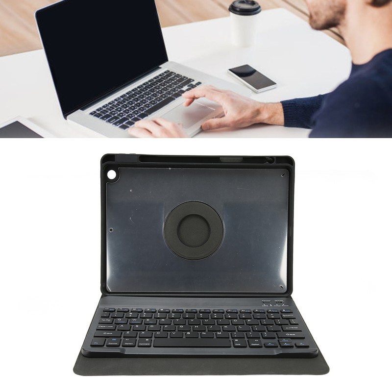 Keyboard Case with Pencil Holder for IOS Tablet 10.2in 2019