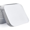 Miamex 25 x Disposable Aluminium Trays with Lids for Transporting