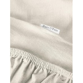 Marc O'Polo Premium Organic Jersey Fitted Sheet Ecru 180-200 x 200-220 cm