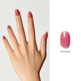 NAILOG Gel Nail 12ml, All in One Gel Nail Color, UV/LED Compatible, No Base, No Topcoat Required, Long Lasting - Old Rose