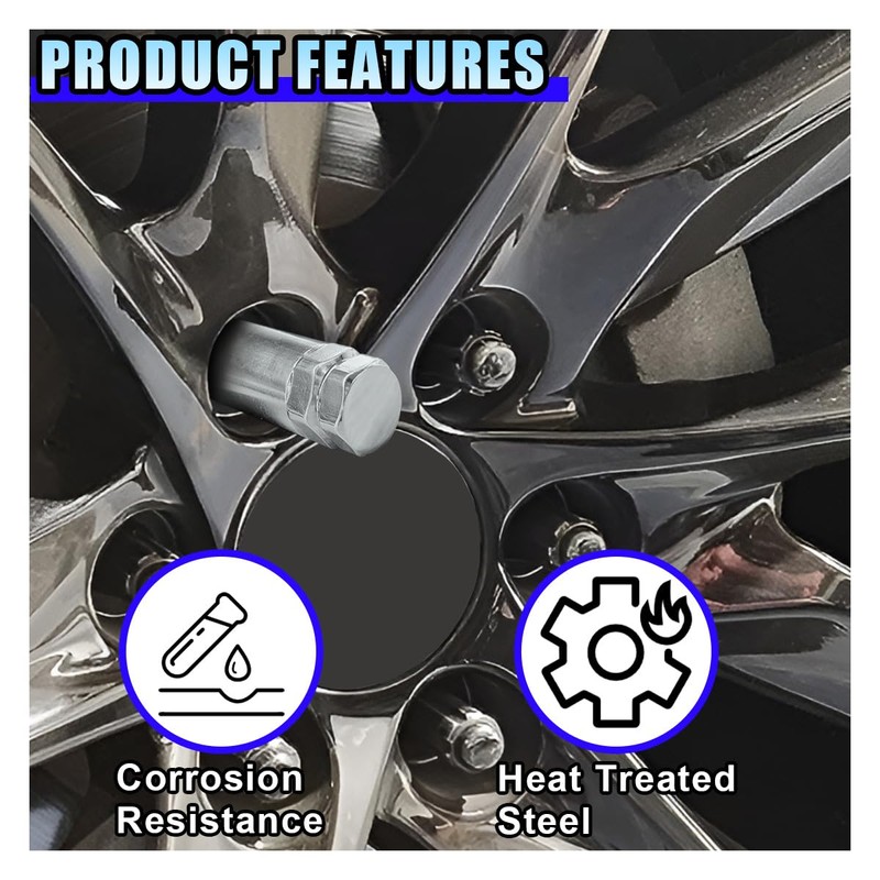 7 Point Spline Drive Tuner Socket Key Tool, Lug Nuts