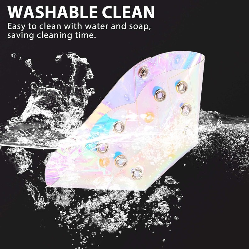 Lrtzizy 4Pcs Skate Toe Guards Vegan Faux PVC Roller Skate