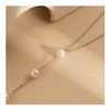 Pearl Pendant Necklaces for Women Long Y Lariat Chain Necklace