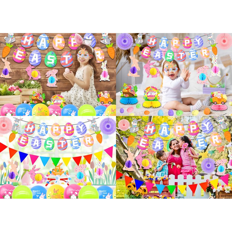 Abitoncc Easter Party Decorations Easter Decorations Happy Easter Banner Easter