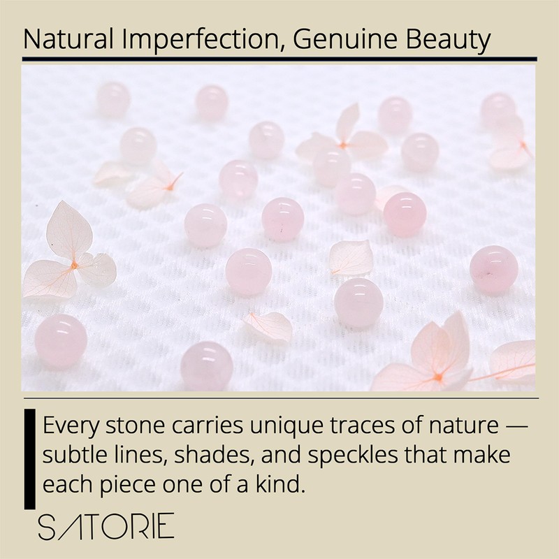 SATORIE Organic Castor & Frankincense Oil with Rose Quartz Rollerball