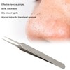 Acne Clip Extractor Blackhead Removal Stainless Steel Pointed Tip Tweezers