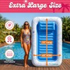 Poolsider Inflatable Tanning Pool Lounger |Large Inflatable Tanning Bed for