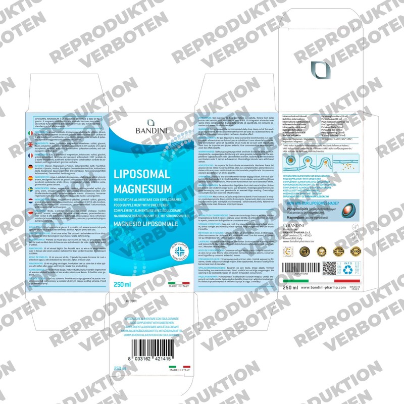 Bandini® Liposomal Magnesium | 250 ml Liquid Format | High