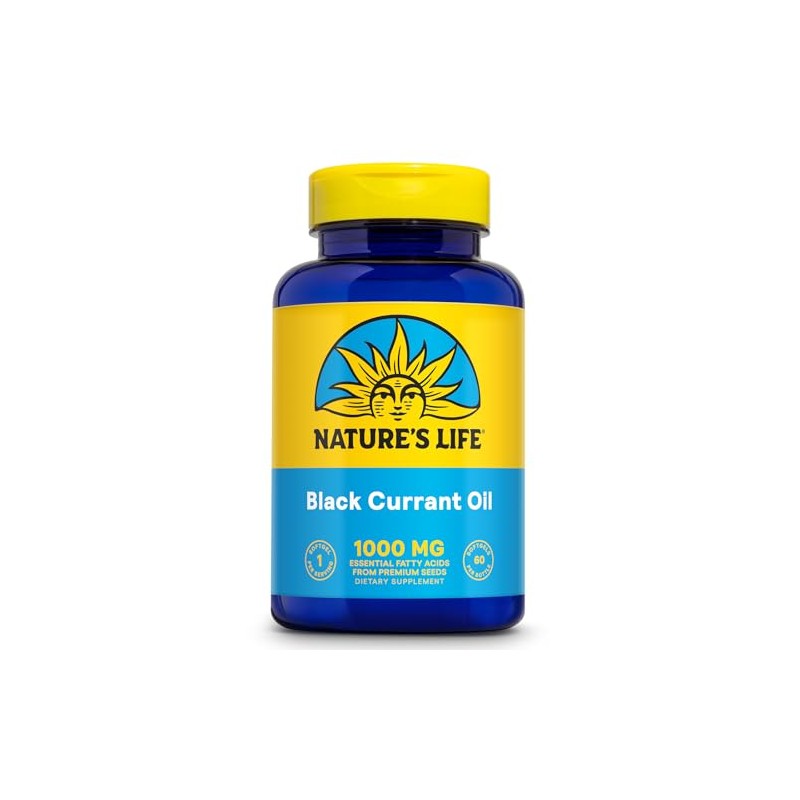 Health from the Sun Black Currant Oil 1000mg, 60-Count