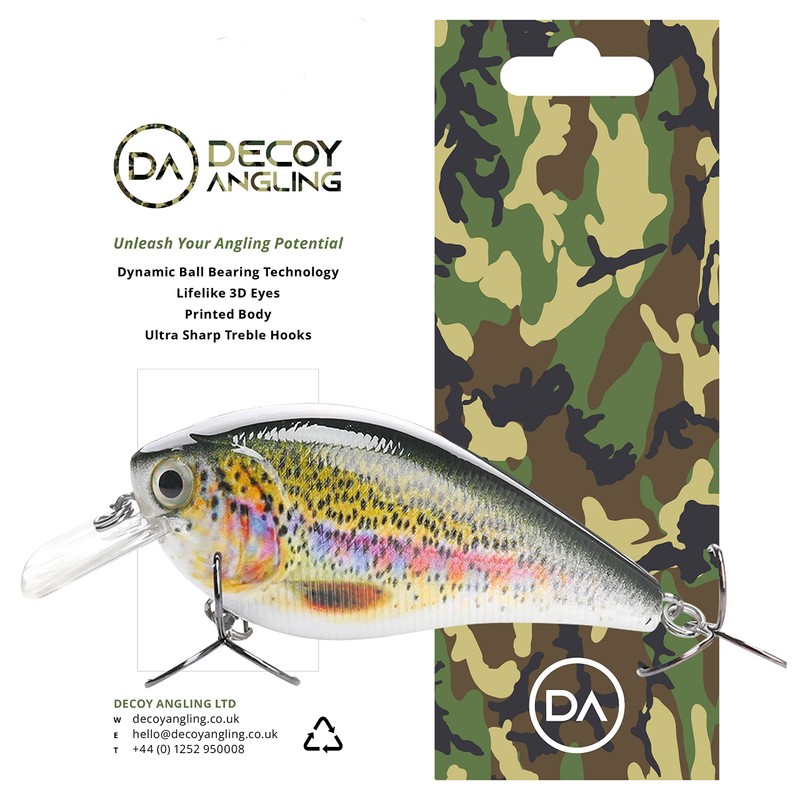 Floating Crankbait Lures Lifelike Artificial - Large Rainbow Trout Crankbait